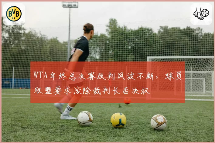 WTA年终总决赛改判风波不断,球员联盟要求废除裁判长否决权